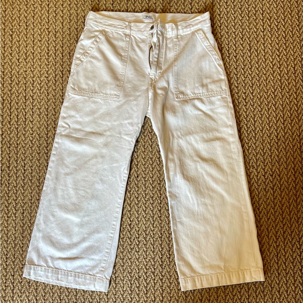 Ralph Lauren Cropped Wide Leg Pants